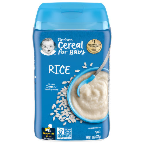 Gerber Cereal for Baby Rice, Sitter (1st Foods)