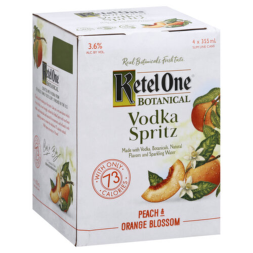 Ketel One Botanical Vodka Spritz, Peach & Orange Blossom