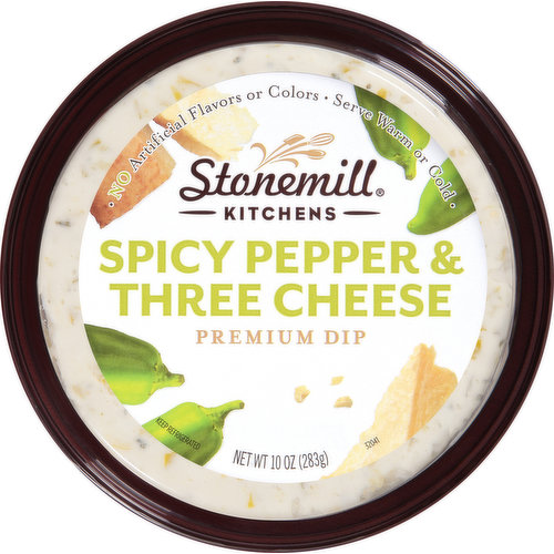 Stonemill Kitchens Spicy Pepper & Three Cheese Premium Dip