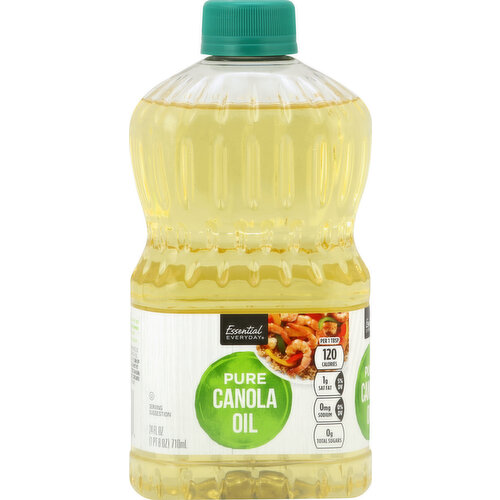Per 1 Tbsp: 120 calories; 1 g sat fat (5% DV); 0 mg sodium (0% DV); 0 g total sugars. Gluten free. 100% quality guaranteed. Like it or let us make it right. That's our quality promise. essentialeveryday.com. Product of USA and Canada.