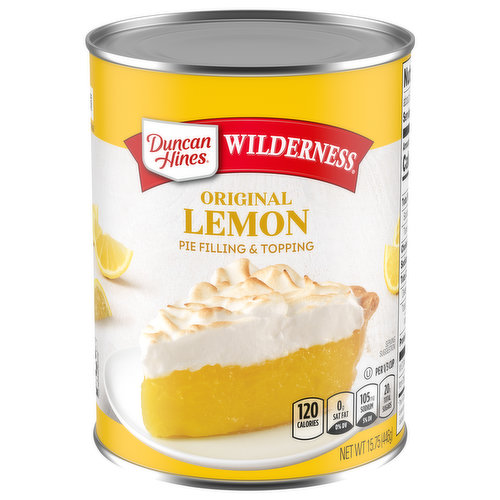 Duncan Hines Wilderness Pie Filling & Topping, Lemon, Original