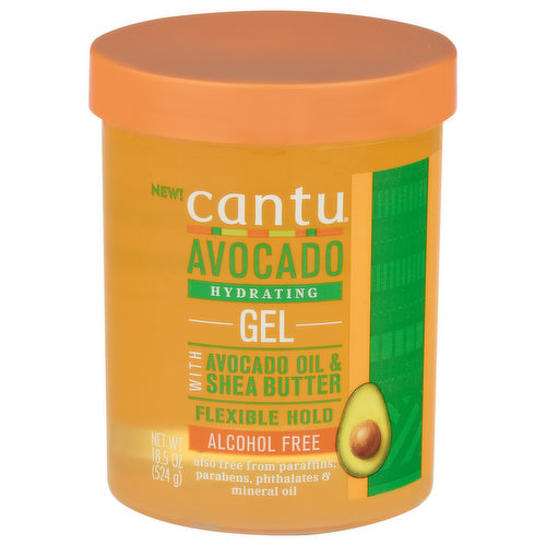 Cantu Avocado Hydrating Gel, Flexible Hold