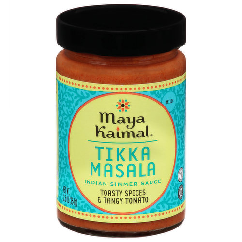 Maya Kaimal Indian Simmer Sauce, Tikka Masala, Mild