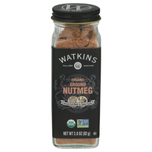 Watkins Nutmeg, Organic, Ground