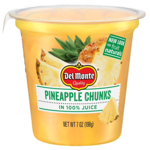 Del Monte Pineapple Chunks, In 100% Juice