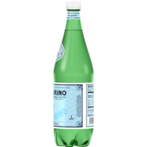 Bulk San Pellegrino Sparkling Water, 1L Glass Bottle (12 Pack