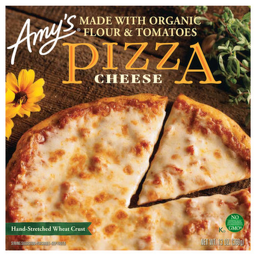 Amy's Pizza, Hand-Stretched Wheat Crust, Cheese