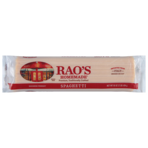 Rao's Homemade Spaghetti, Bronze Die Cut