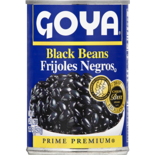 Gluten free. Prime premium. Enjoy a healthful, vegetarian meal packed with protein and flavor! Quinoa and black bean chili. www.goya.com. Find this recipe and video at goya.com/chili. American culinary chefbest. ChefBest.com. 2019 Chef Best Award Excellence. The ChefBest Excellence Award is awarded to brands that surpass quality standards established by independent professional chefs.