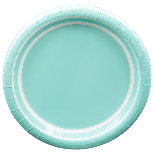 Sensations Plates, Spa Blue, 8.75 Inch