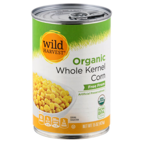 Wild Harvest Corn, Organic, Whole Kernel