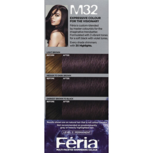 black violet hair color feria