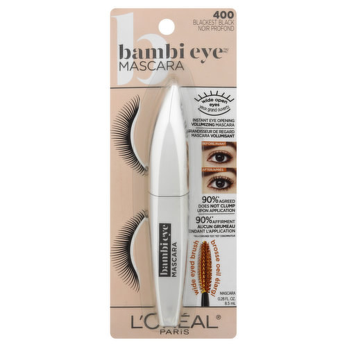 L'Oreal Bambi Eye Mascara, Blackest Black 400