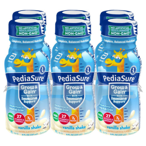 No artificial growth hormones (No significant difference has been shown between milk derived from rbST-treated and non-rbST-treated cows). Complete, balanced nutrition. No 1 pediatrician recommended brand. Grow & Gain with immunity support (Nutrients include protein, vitamins A & D, zinc, and antioxidants vitamin C, vitamin E and selenium). Clinically proven (Studied in children at risk for malnutrition) to help kids grow. Suitable for lactose intolerance.