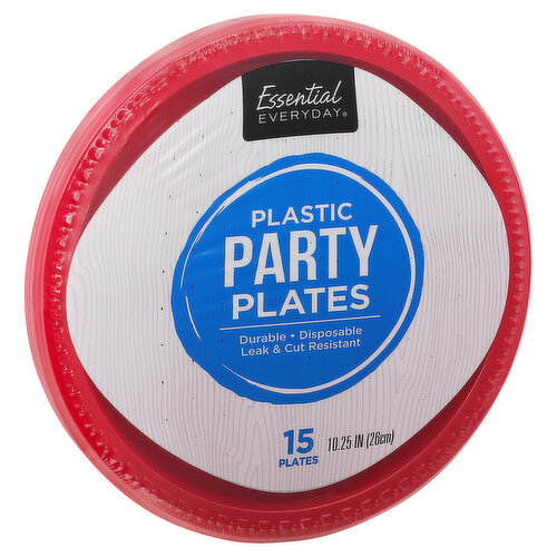 Our Family Plastic Bowls Red