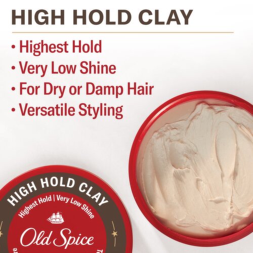 Old Spice Old Spice Highest Hold Hair Styling Clay, 2.22 oz