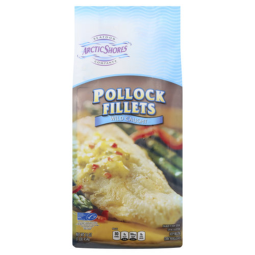 Arctic Shores Pollock Fillets, Wild Caught