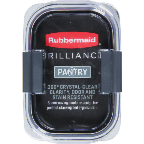 Rubbermaid Brilliance Food Storage Container, Pantry, 16 Cup