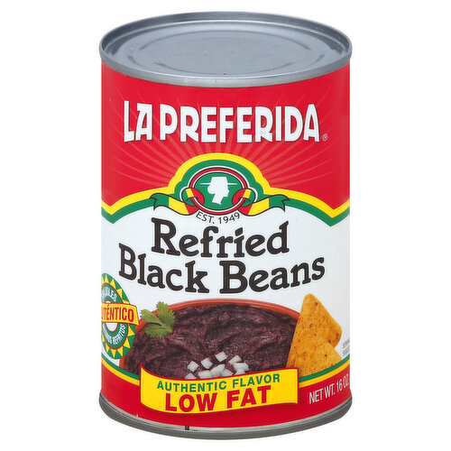 La Preferida Black Beans, Refried