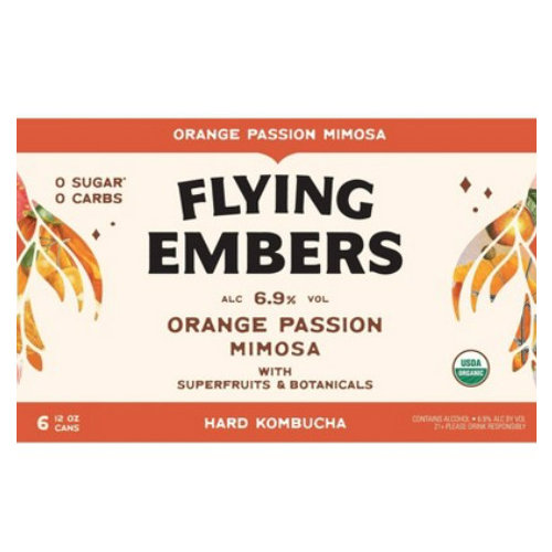 Flying Embers Orange Passion Mimosa 6 Pack