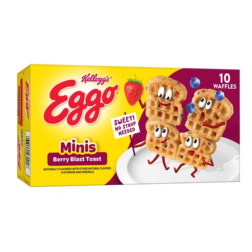 Eggo Frozen Mini Waffles, Mixed Berry Toast