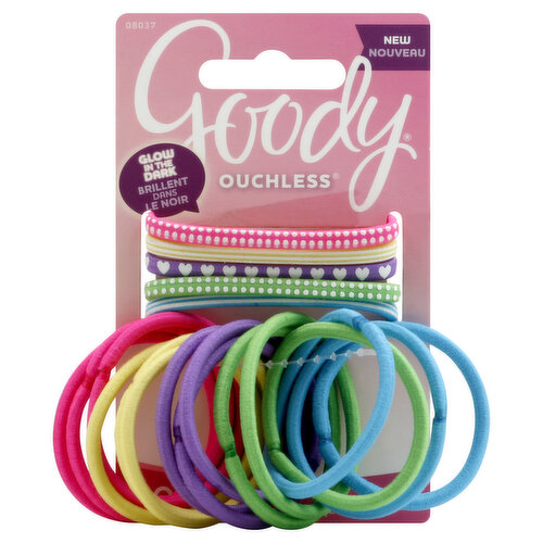 Goody Elastics Ouchless Latex Clear Multi - 250 Count - Jewel-Osco