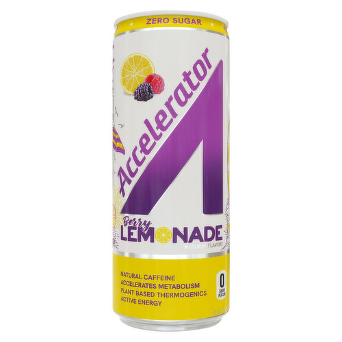 Accelerator Energy Drink, Berry Lemonade