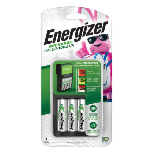 Energizer Recharge Charger, Recharge