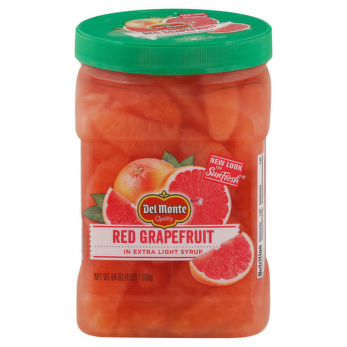 New look for SunFresh. Enjoy the perfect balance of sweet and tart red grapefruit anytime. Refreshingly chilled, our fruits are picked at the peak of ripeness and are an excellent source of antioxidant vitamin C.