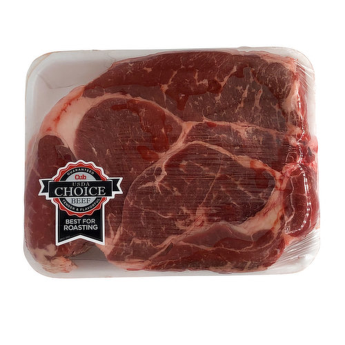 Cub USDA Choice Beef Boneless, Chuck Roast, Self Service