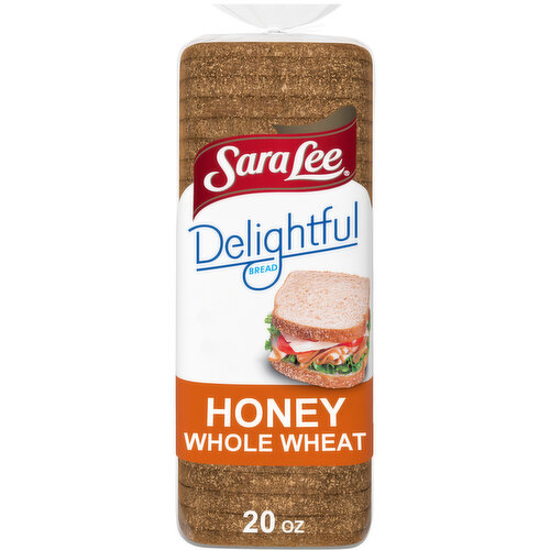 Sara Lee Honey Whole Wheat Honey Bread, 20 oz