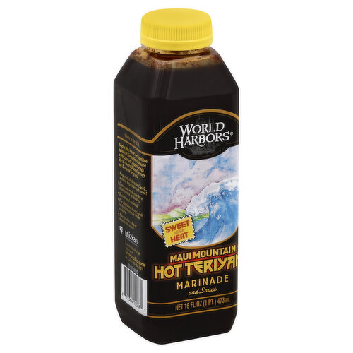 World Harbors Marinade and Sauce, Maui Mountain Hot Teriyaki