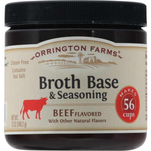 Contains sea salt. Makes 56 cups. Share the simple goodness of homemade flavor and bring your dish to life with Orrington Farms.