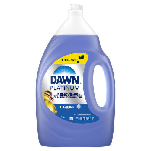 Dawn Platinum Dawn Platinum Dish Soap, Fresh Rain, 54.8oz