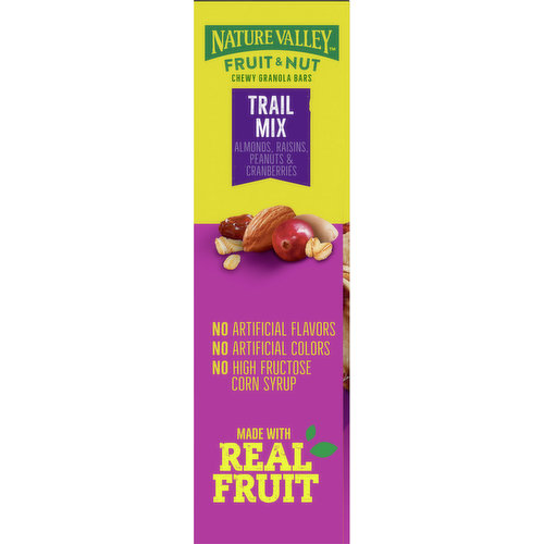 Nature Valley Granola Bar, Fruit & Nut, Trail Mix, Chewy