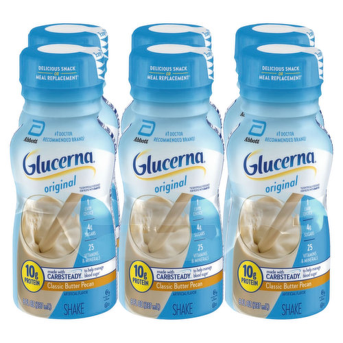 Glucerna Shake, Classic Butter Pecan, Original