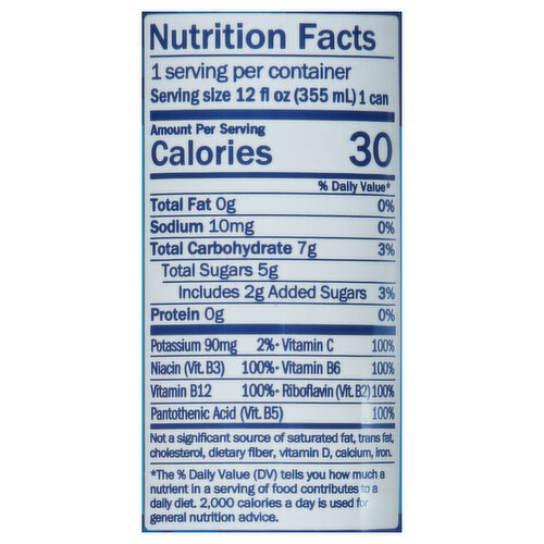 Bing Juice Beverage, Blueberry, Energizing, Blu