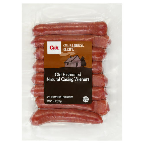 Cub Wieners, Natural Casing, Old Fashioned