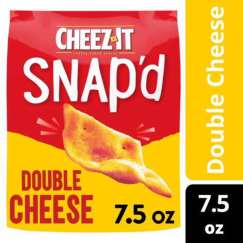 Cheez-It Snap'd Cheese Cracker Chips, Double Cheese