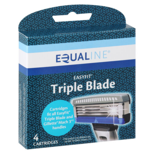 Equaline EasyFit Cartridges, Triple Blade