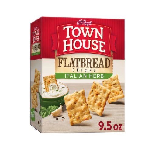 Town House Oven Baked Crackers, Italian Herb