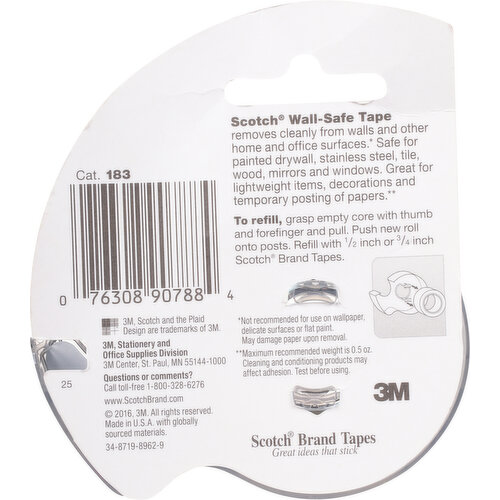 Scotch Damage Free Mounting and Decor by 3m Wall Safe Tape — Bansal  Stationers