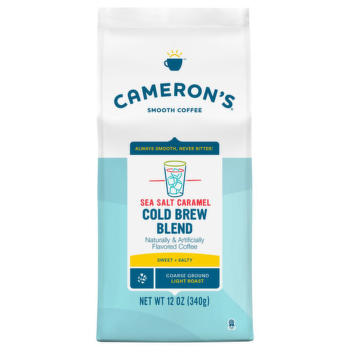 Cameron's Coffee, Smooth, Sea Salt Caramel, Light Roast