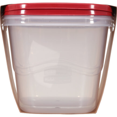 Rubbermaid TakeAlongs Containers & Lids, Extra Deep Squares, 7 Cup