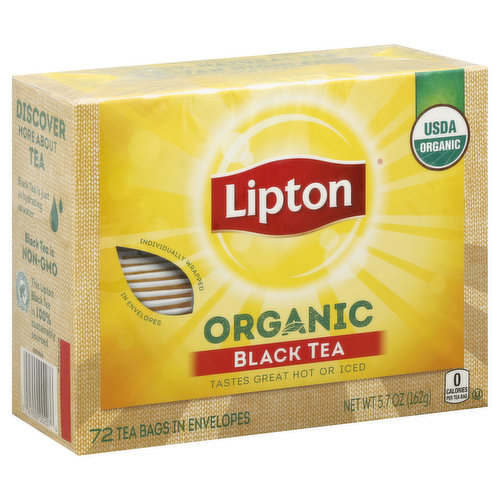 Lipton Black Tea, Organic