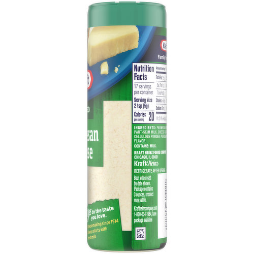 Kraft Grated Cheese, Parmesan Cheese