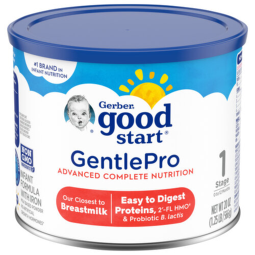 Gerber Good Start GentlePro Infant Formula with Iron, Advanced Complete Nutrition, Stage 1 (0 to 12 Months)