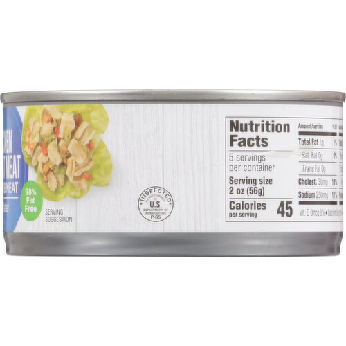 Essential Everyday Chicken Breast Meat with Rib Meat, in Water