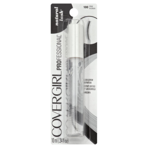 CoverGirl Professional Mascara, Natural Lash, Clear 100