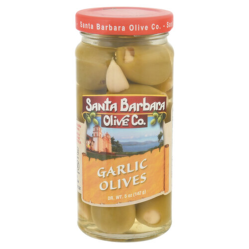 Santa Barbara Olive Co. Olives, Garlic